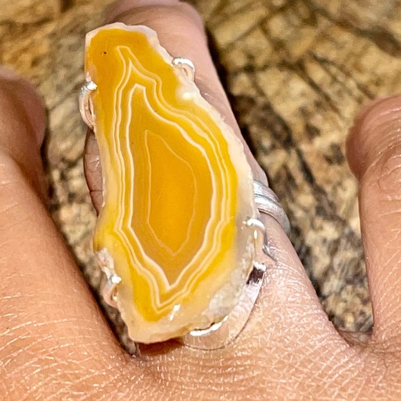 Rustic ColorSardonyx Ring Size 7 - Picture 4 of 6